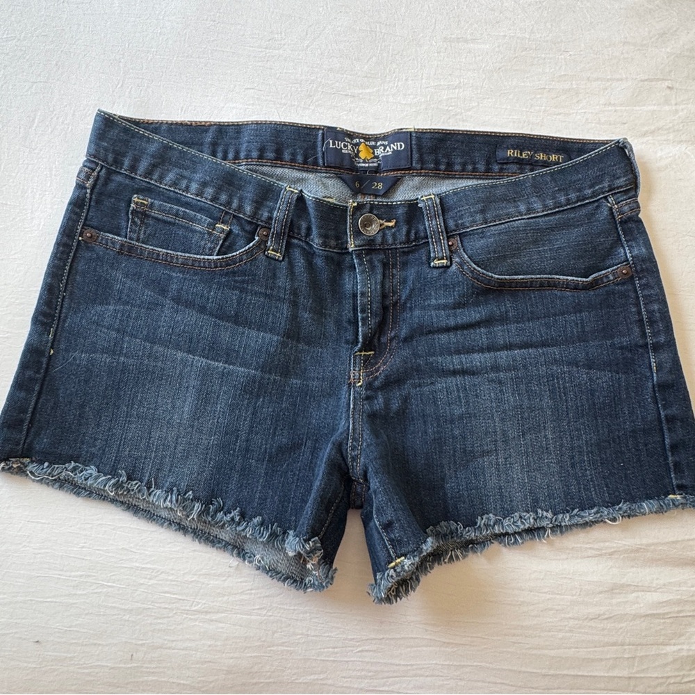 Lucky Brand Women's Blue Denim Riley Shorts